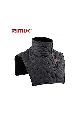 Shineyee Kış Motosiklet Manzarası: Kalın Yünlü, Rüzgar Engellli, Boyun Koruyucu Sarmal Atkı Siyah, Tek Beden