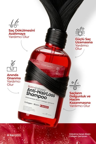 Biorgin Collagen+biotin Anti Hairloss Şampuan 400 Ml