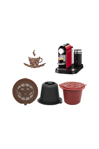 Suntek Nespresso Kahve Makinesi Kırmızı Için 3 Adet