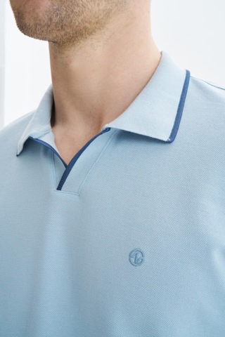 AR-MA Arma Erkek Regular Fit Basic % 100 Pamuk Pike Polo Yaka Tişört Y29374353802 Mavi