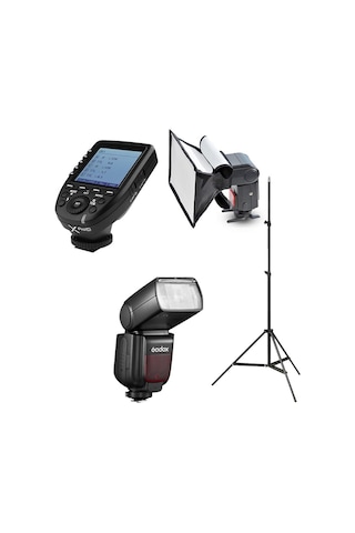 Godox Tt685ıı-c Canon Flaş Full Set - X Pro + 20x30 Softbox