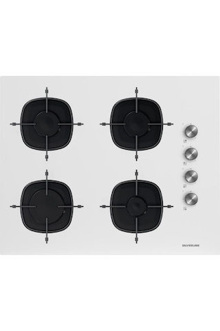 Silverline S2-BO6502W02 + CS5700E7W01 + 3457 Soho Beyaz Ankastre Set
