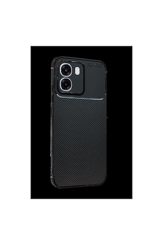 Oppo Oppo A6t 5g Auto Focus Karbon Kapak - Siyah