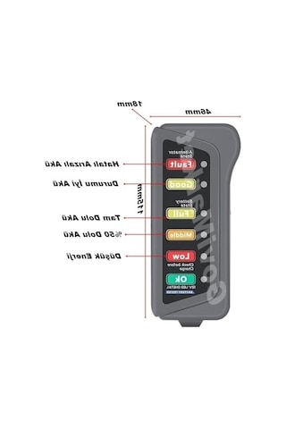 12 Volt Aküler İçin Uygun Akü Test Cihazı - Tüm Araçlar İçin
