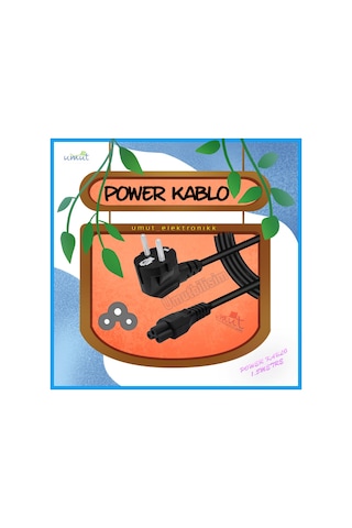Notebook Yonca Power Güç Kablosu Laptop Adaptör Power Güç Kablosu