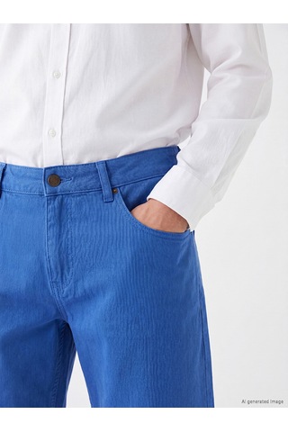 Lcw Jeans Mavi Regular Fit Erkek Jean Şort