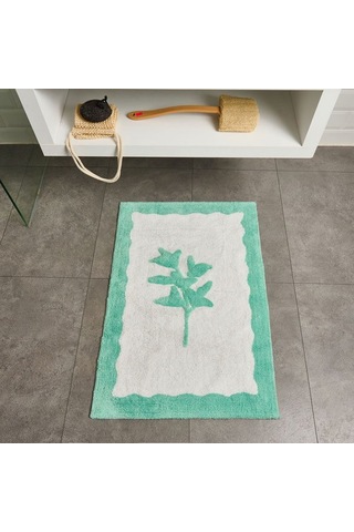 Evidea Soft Granny Summer Tufting Banyo Paspası - Beyaz - 60x90 Cm Beyaz