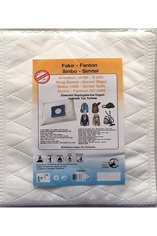 Eve Için Toz Torbası 5 Adet Qycd01