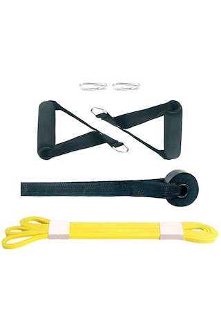 Suntek Direnç Bandı Spor Salonu Streç Yoga Egzersiz Pilates 208cmx0.45cmx0.64cm-sarı Sarı