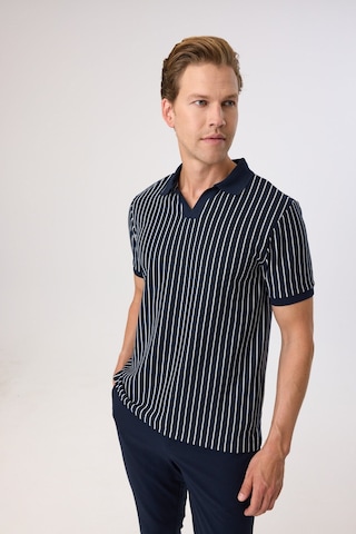 Back And Bond Regular Fit Lacivert Düğmesiz Polo Yaka Tişört Çok Renkli