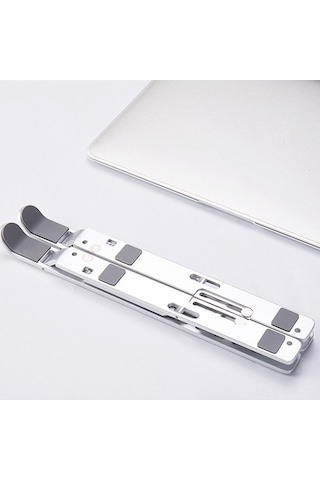 Novahub 7 Seviye Ayarlanabilir Alüminyum Laptop Standı - Ergonomik, Taşınabilir, Isınma Önleyici Stand