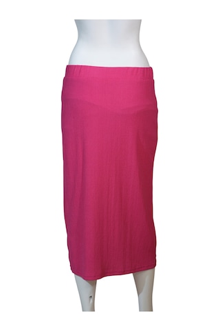 Kadın Yırtmaçlı Etek Fuşya