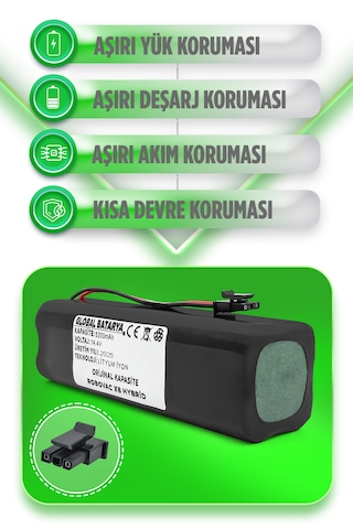 Anker Eufy Robovac X8 Hybrid Uyumlu Batarya 5200mah