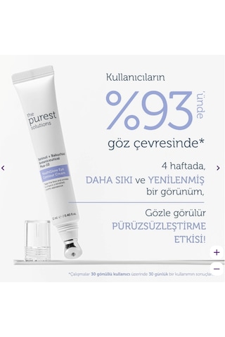The Purest Solutions Kırışıklık Karşıtı Göz Çevresi Bakım Kremi 12 Ml