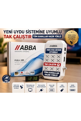 Yeni Uydu Frekanslarına Uyumlu Full Hd Uydu Alıcısı Tüm Kanallar Yüklü Tak Çalıştır Hazır Kurulum