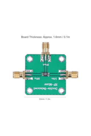 Gajeena 1.5-3.8ghz Rf Mikser Modülü - Çift Dengeli, Düşük Frekans Dönüştürücü, Pcb Tabanlı, Dc-1.0ghz If Çıkışı, 8db Kayıp