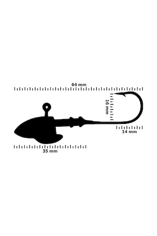 Fishika 2509 3/0 15gr Fish Jig Head