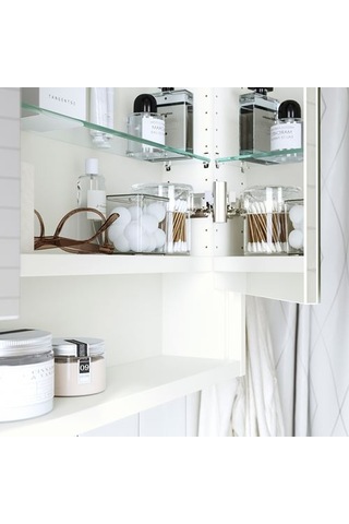 Ikea Faxälven Banyo Duvar Dolabı, Beyaz, 60x15x95 Cm