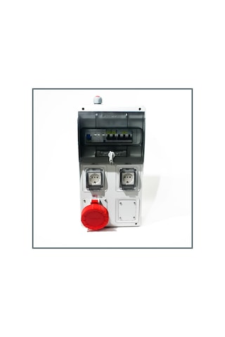 Novsen Ip66 Elektrikli Araç Şarj İstasyonu Panosu 1ad. 5x32a , 2ad. Schuko Priz