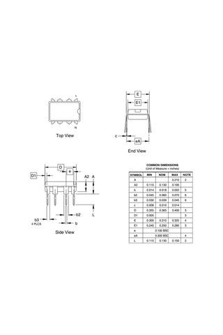 Attiny85-20pu 8-bit 20mhz Mikrodenetleyici Dıp-8