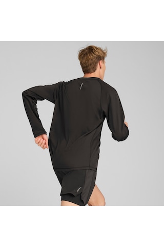 Puma Velocıty Erkek Uzun Kollu Koşu Üstü 526604 01 SIYAH