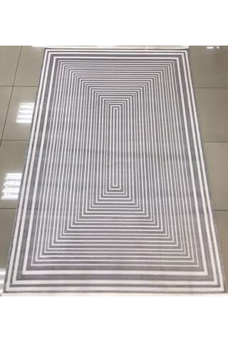 Merinos Halı Arden 72821 096 Serisi Akrilik Salon Oturma Yatak Odası Halısı Gri - Krem