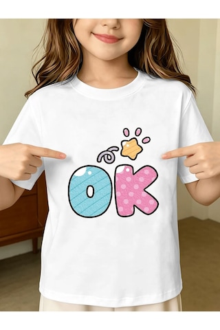 Printo Kişiye Özel Fotoğraflı Çocuk Tişört Fotoğraf Baskılı Tişört Özel Tasarım Tişört Beyaz