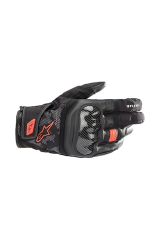 Alpinestars Smx Z Drystar Korumalı Motosiklet Eldiveni Siyah Kırmızı