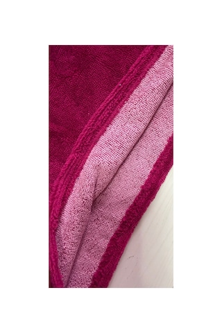 Bambu %100 Pamuk Saç Havlusu Havlu Bone Düğme Ve Lastik Detaylı - Hafif Ve Yumuşak Doku Fuşya Pembe