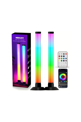 Xuweiwei Rgbıc Işık Barı 2 Adet 1 Takım Akıllı Led Işık Barı 8 Sahne Modu 16 Milyon Renk Usb Tv Arka Aydınlatma