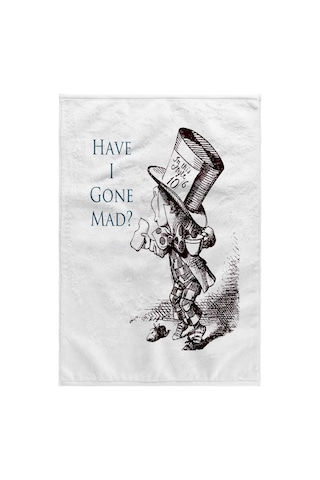 Ayrex 3d Rose Hatter Have I Gone Mad Alice İn Wonderland El/spor Havlusu, 15 X 22 Diğer