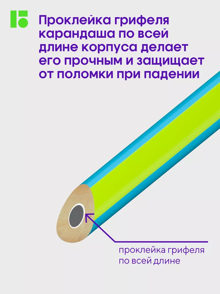 Berlingo Okul İçin Siyah Grafitli Basit Kurşun Kalemler, 5'li Set 18945828 Mavi