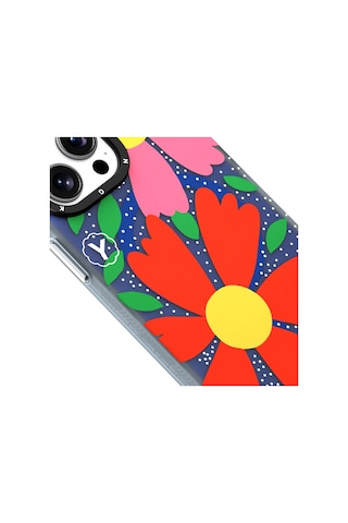 Apple Uyumlu iPhone 15 Pro Max Kılıf Magsafe Özellikli Sunshine Tasarımlı Youngkit Colorful Serisi Kırmızı