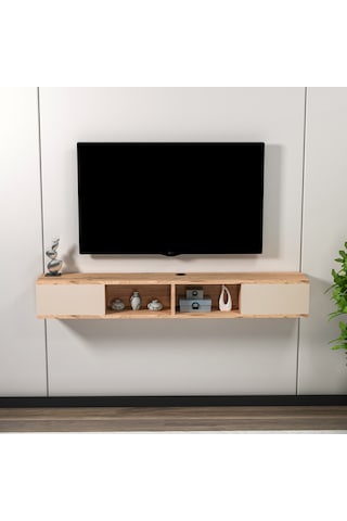 Arnetti Duvara Monte Mayer Televizyon Sehpası, Atlantik Çam Bej