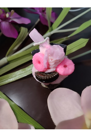 Cupcake Tasarım Dekoratif Mum