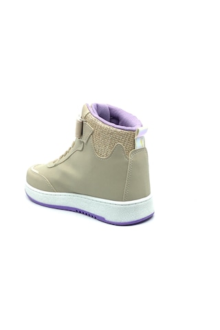 Taşpınar Pro - Star Kız Çocuk Kışlık Kısa Bot Spor Ayakkabı 26-35 VIZON Vizon