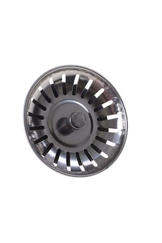 Bosphorusboutique02 Paslanmaz Çelik Banyo Süzgeci Kanal Kapağı Gri