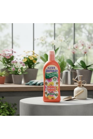 Çiçek Coşturan Çiçek Açan Süs Bitkileri İçin Özel Sıvı Bitki Besini 600 Ml 500+100 Ml Hediyeli 0,250