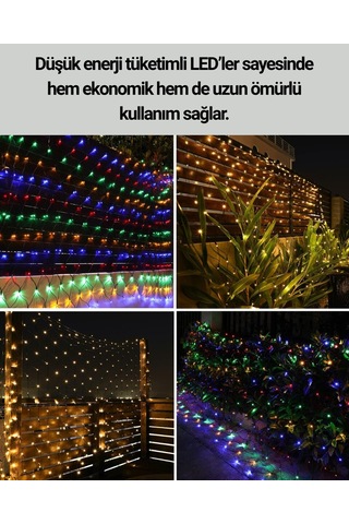 Dekoratif Led Çelenk Işık 8 Farklı Aydınlatma Modu Diğer 76504288