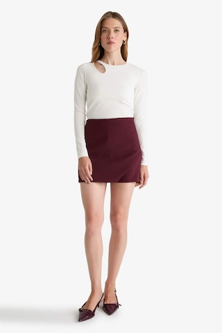 Defacto Slim Fit Dar Kesim Bisiklet Yaka Fitilli Kaşkorse Uzun Kollu Tişört D5114ax25auer105 Ekru