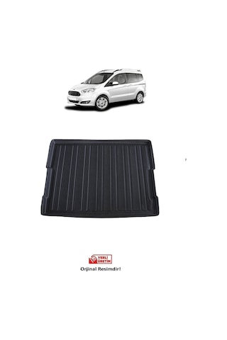 Ford Courier 2014 Sonrası 3D Havuzlu Paspas + Bagaj Havuzu Set