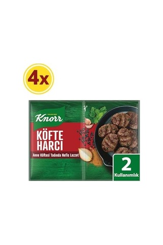 Knorr Köfte Harcı, Geleneksel Köfte Baharatı, 82 Gr, 4 Paket