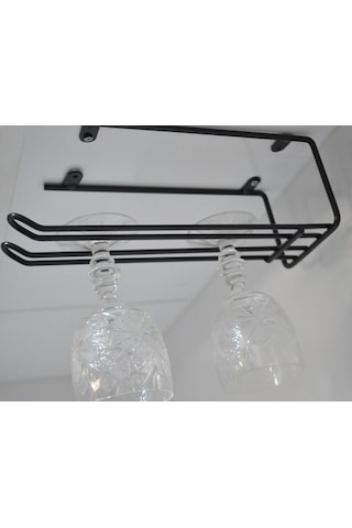 Siyah 1 Bölmeli Bar Kadehlik Bardaklık