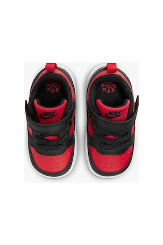 Nike Siyah - Kırmızı Bebek Yürüyüş Ayakkabısı Dv5458-600 Court Borough Low Td