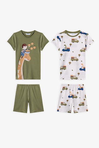 Penti Haki Erkek Çocuk Dino in The Field Pamuklu 2'li Pijama Takımı