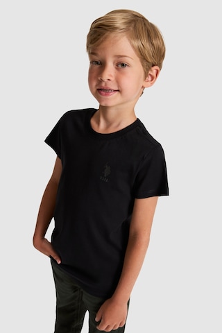 U.S. Polo Assn. Erkek Çocuk Siyah Tişört Basic 50325555-vr046