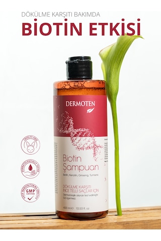 Dermoten Biotin Dökülme Karşıtı Şampuan 400 ML