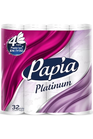 Papia Tuvalet Kağıdı 4 Katlı 32 Li Pk Platinum
