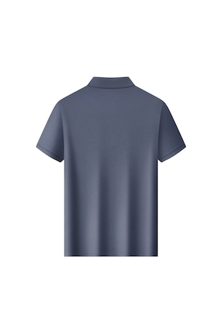 New Performance Premium Polo T-shirt %100 Pamuk Mercerize Grimsi Mavi