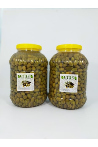 Etik Yerli Ürünler Eğri Çekirdek Cinsi Küçük Boy Kırma Tatlanmış Zeytin 2 x 5 KG